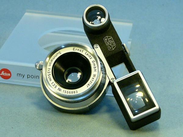 Leica Summaron M3,5/35mm mit Brille