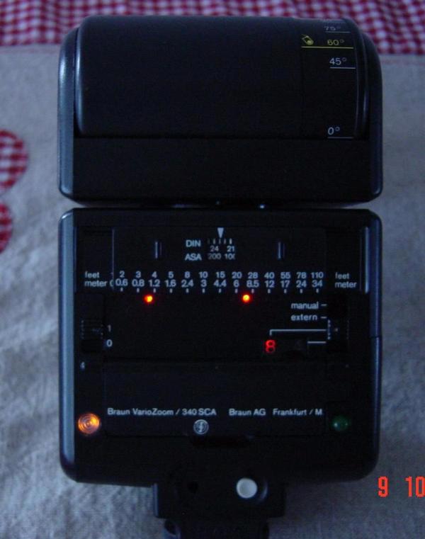 BRAUN Blitzgerät Vario-Zoom SCA340