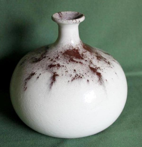 Vase, alt, original, in den typischen Farben der 60er / 70er Jahren