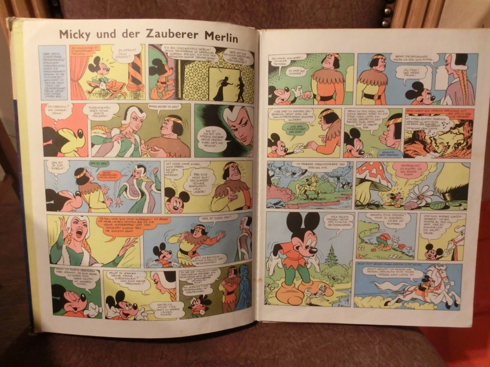 Micky Maus u. der Zauberer Merlin / v.1972 / Hardcover