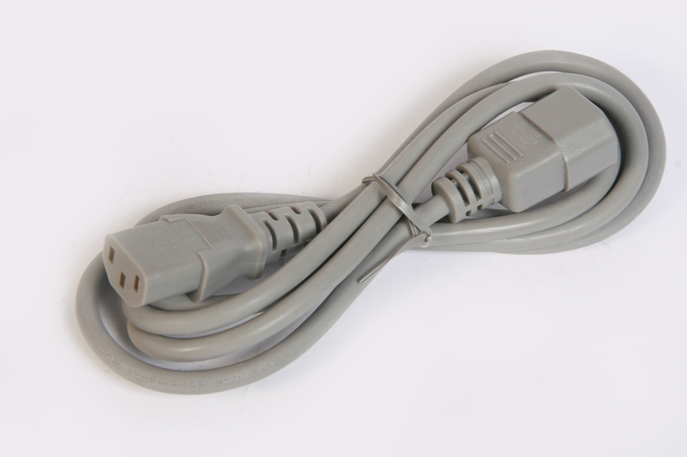 Verbindungskabel grau WELL SHIN 10A 250V WS-003 auf WS 002 Länge 1,80m