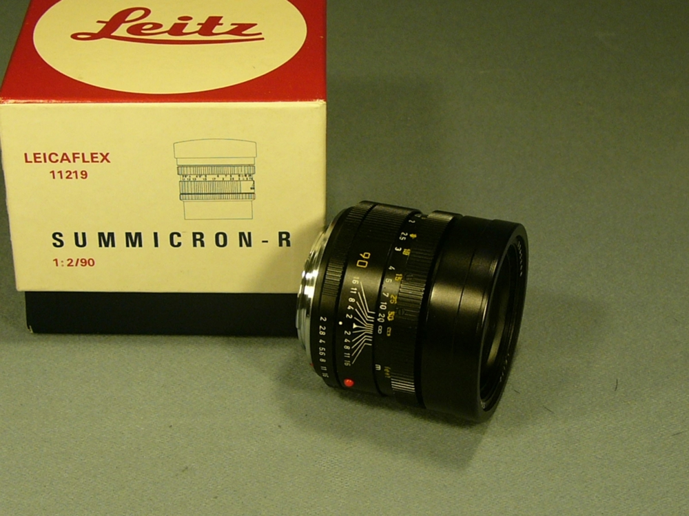 Leica Summicron R2,0/90mm 3-CAM Neuzustand im Karton