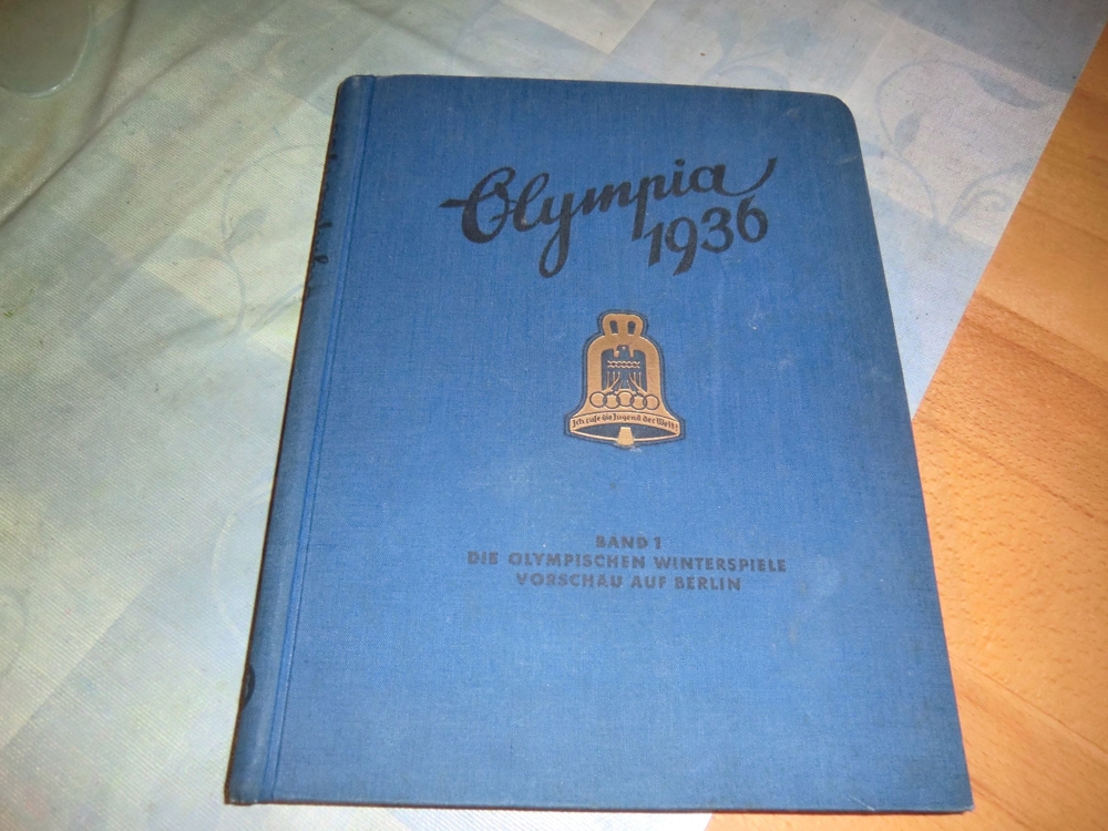 Bildersammelband Olymp. Winterspiele 1936 mit Vorschau auf Berlin
