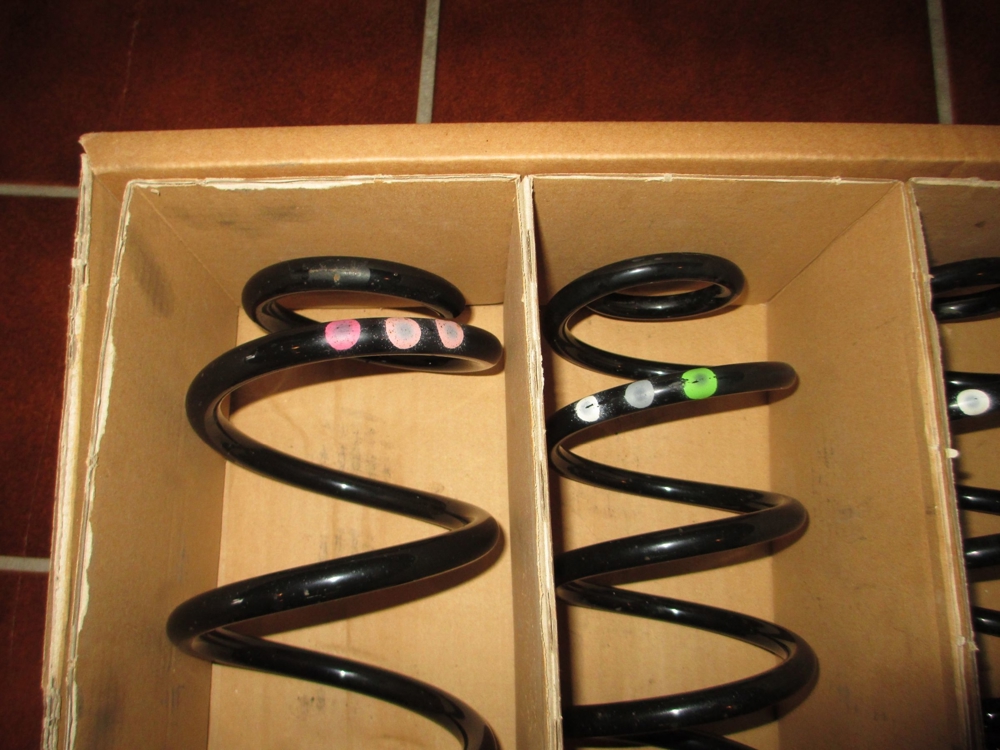 Original Fahrwerksfedern Audi A5 2,0TFSI quattro (Baureihe B8)