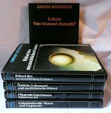Die großen Mysterien - 5 Bände zu neuem Preis !