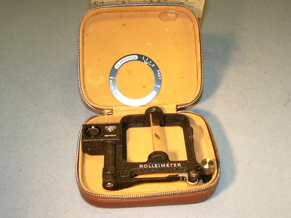 Rollei Rolleiflex Rolleimeter 2,8F nur Skala für Entfernungsmesser zu verkaufen