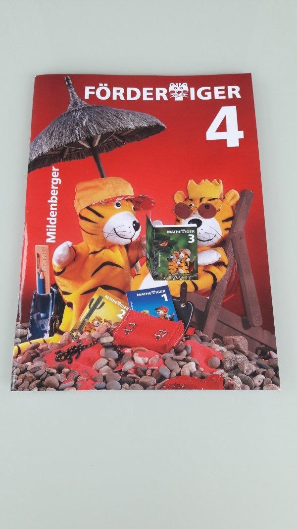 Fördertiger 4 (Mathematik) - unbenutzt!! - Schülerbuch mit allen Materialien; Mildenberger Verlag