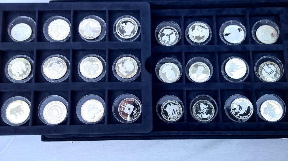 24 Silber-Münzen 50 Jahre Deutschland