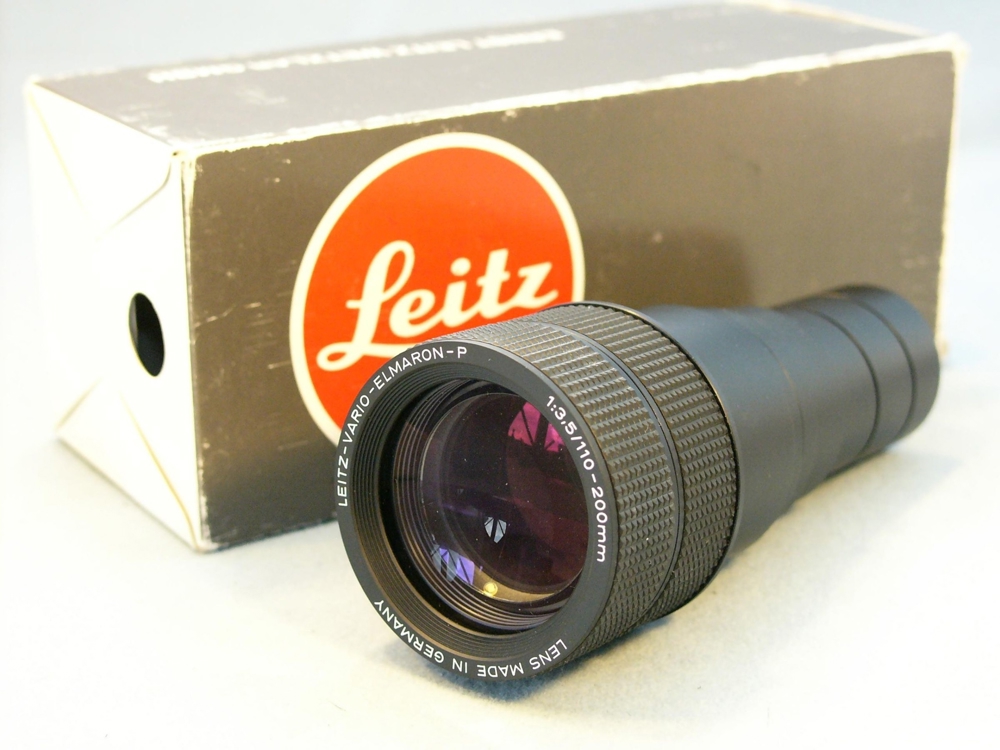 Leica Vario Elmaron P 3,5 110 bis 200mm Objektiv für Diaprojektoren im Karton