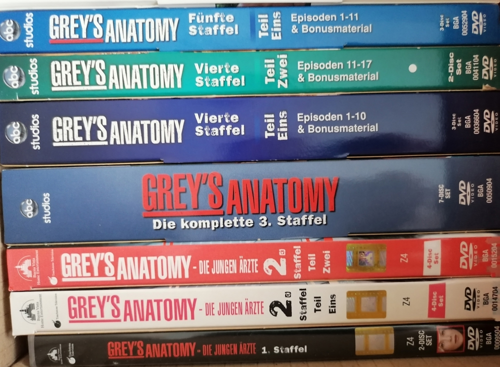 "Grey`s Anatomie" Komplette Staffel 1-4 DVD + 5. Staffel Folge 1-11