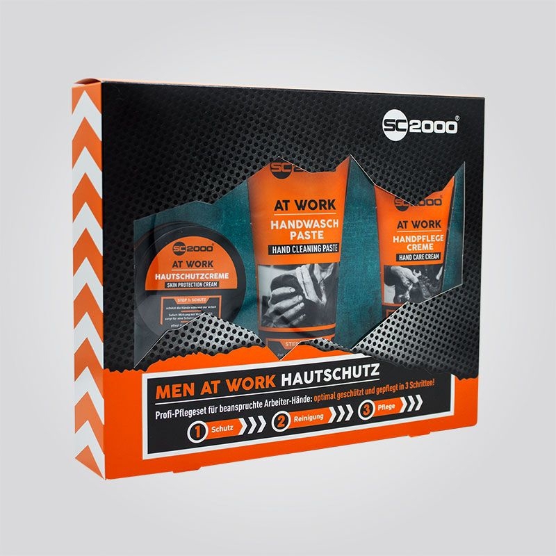 SC 2000 Men AT Work Hautschutz 3-er Set Geschenkeset