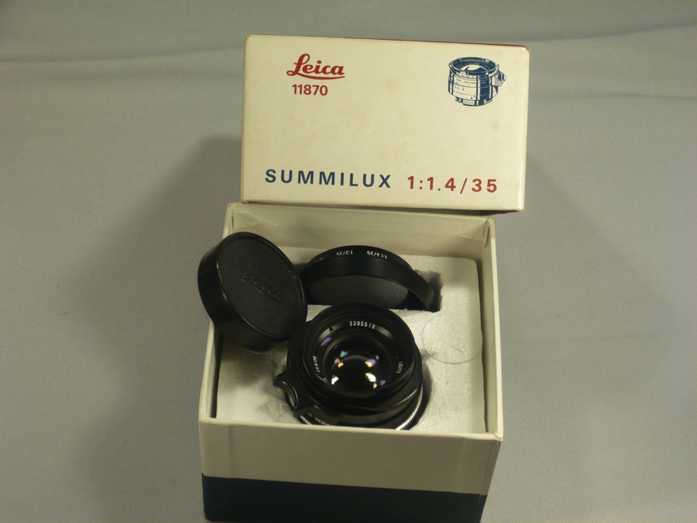 Leica Summilux M1,4/35 "Germany" 1987 sehr selten im Originalkarton wie neu