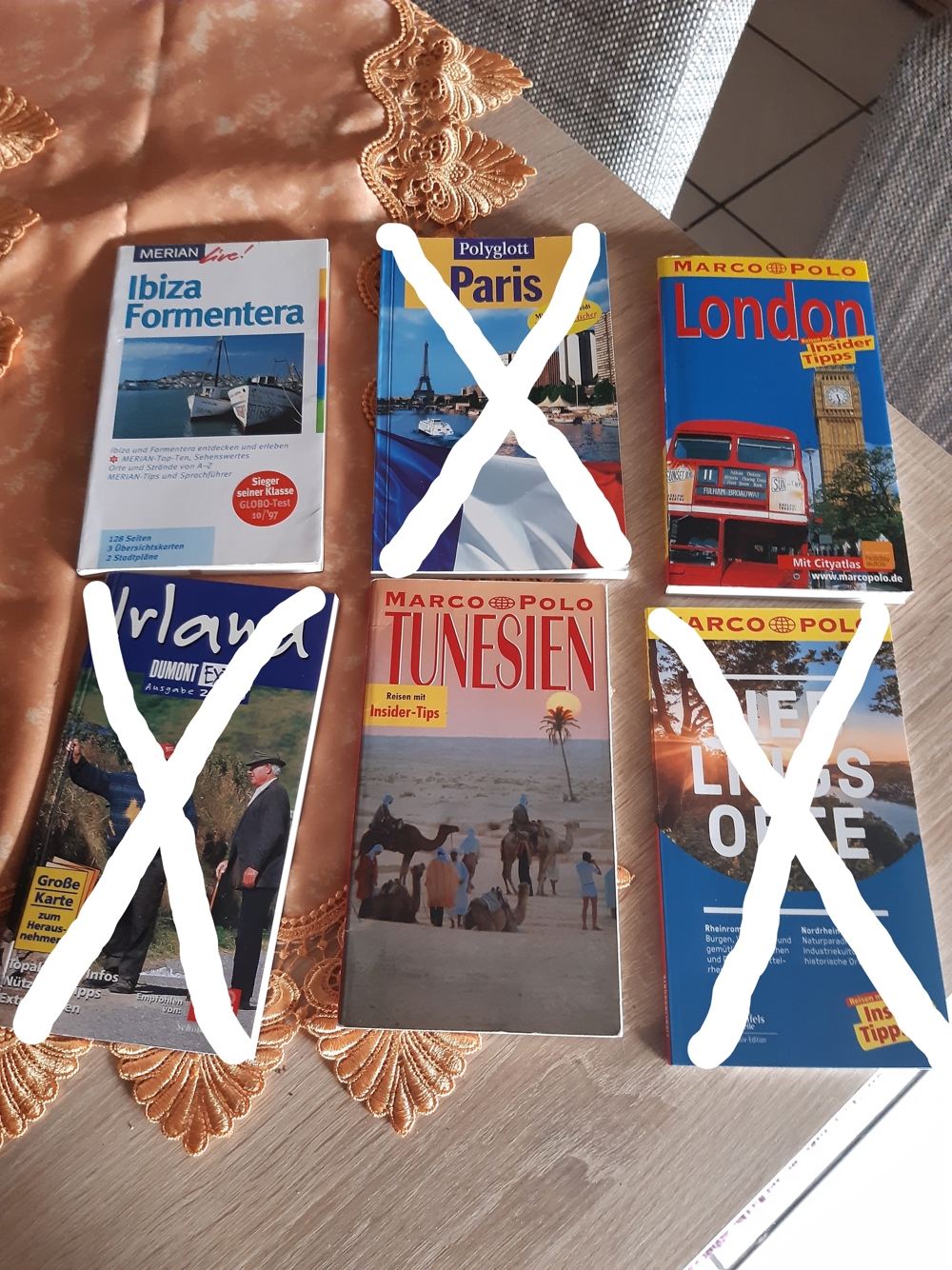 Reiseführer Ibiza-Formentera, London , Tunesien,