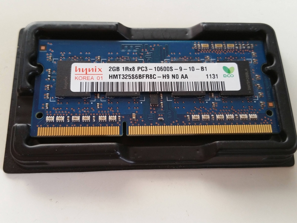 2GB hynix PC3-10600S DDR3 1333Mhz SODIMM Speicher