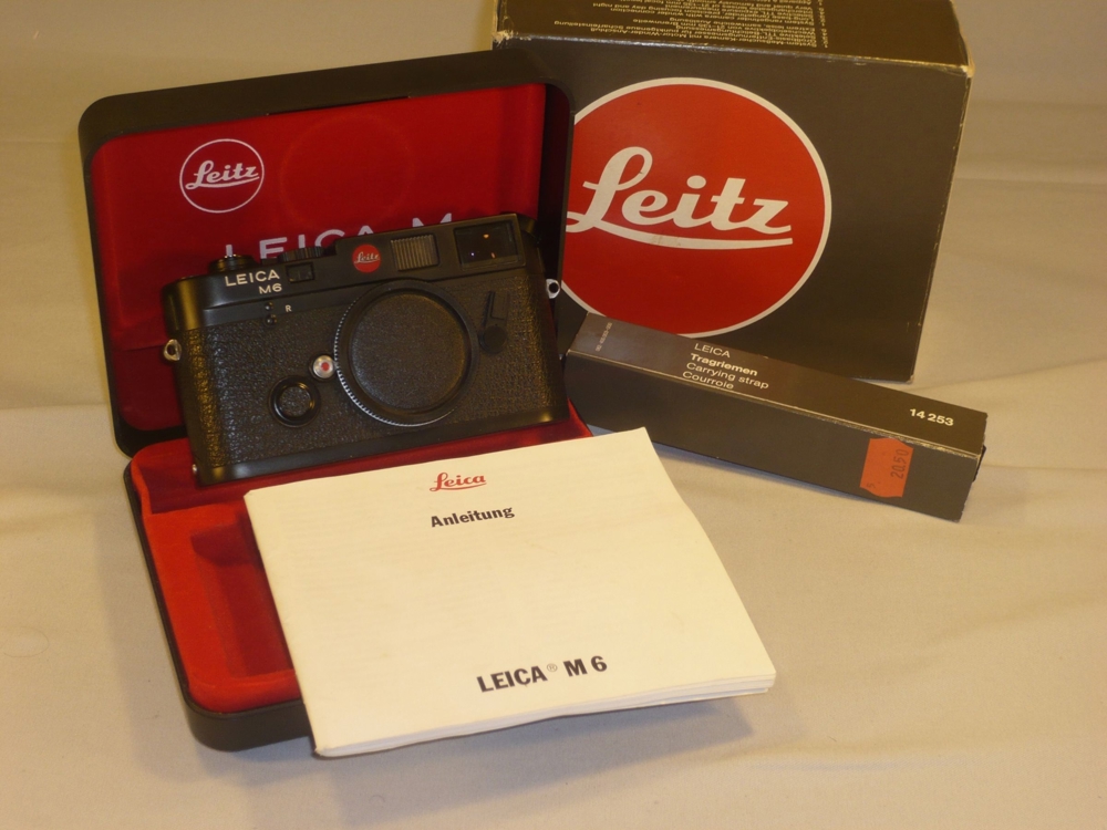 Leica M6 Leitz Version neuwertig von Leica komplett überholt ovp Zubehör