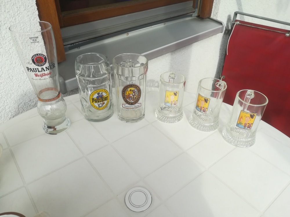 Bierkrüge Glas