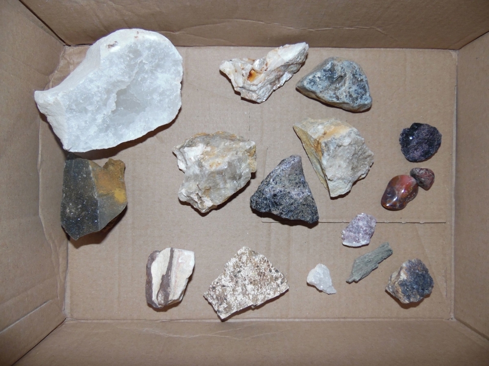 Mineralien Steine Konvolut
