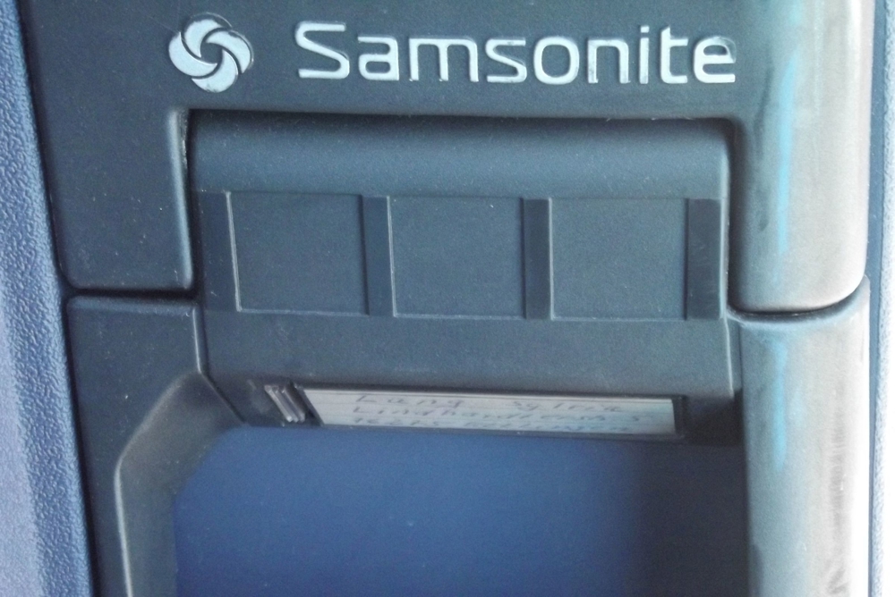Neue unbenützte Samsonite schalen Koffer