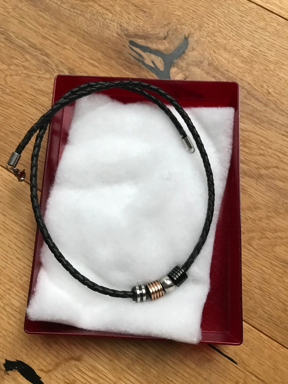 Halskette aus Leder unisex