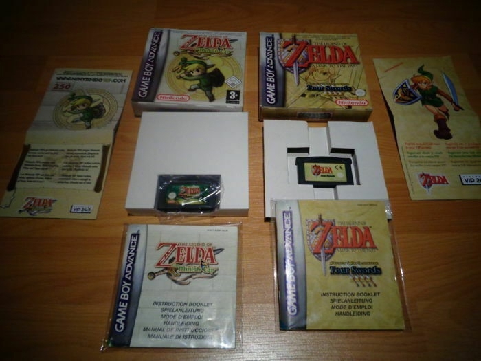 The Legend of Zelda a Link to the Past Minish Cap GBA DS NEU