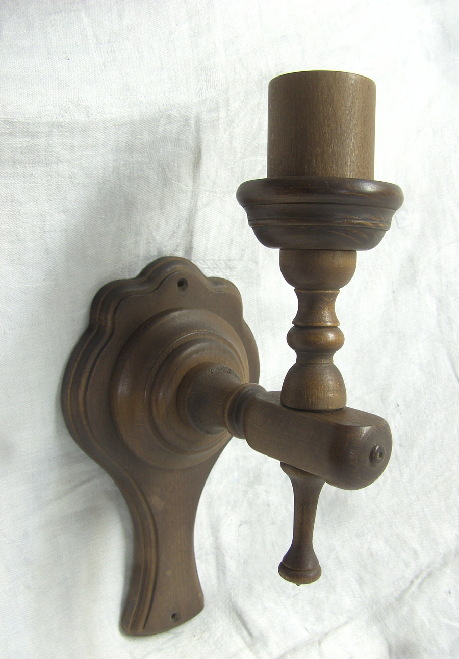 Wandlampe- Holz Wandlampe- Holz