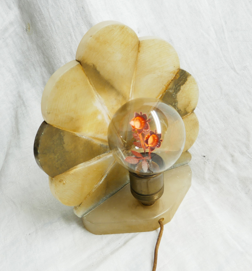 Jugendstil- Nachttisch Lampe