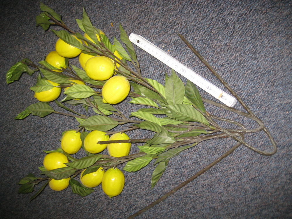 Deko-Zitronenstrau in realistischer Größe Deko-Zitronenstrau in realistischer Größe