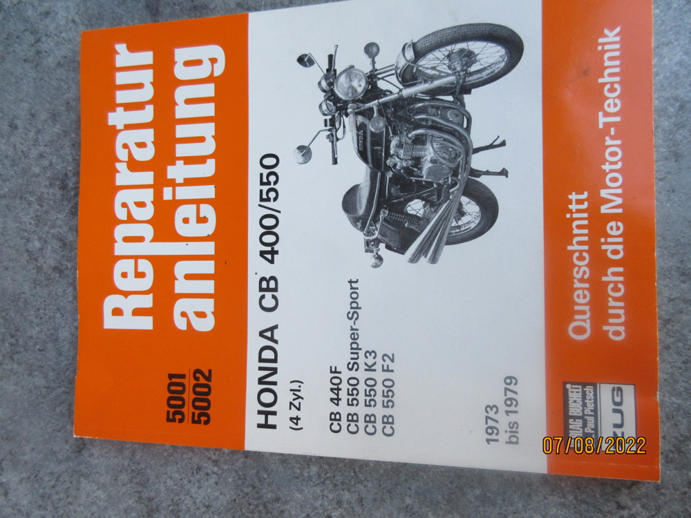 Honda CB 400 550 (4 Zyl.) Buch (Broschiert, 142 Seiten) Bucheli, November 1999