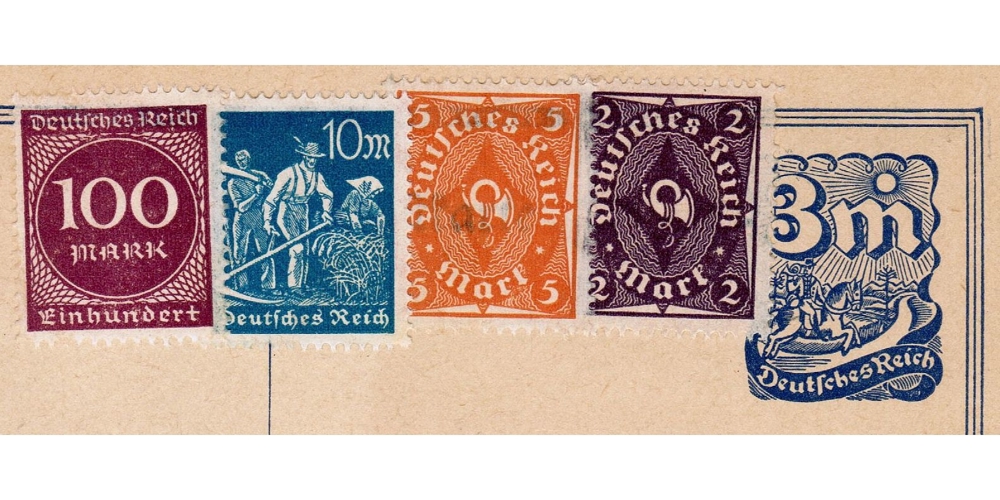 Briefmarken, Deutsches Reich Inflation 1916 - 1923. no PayPal