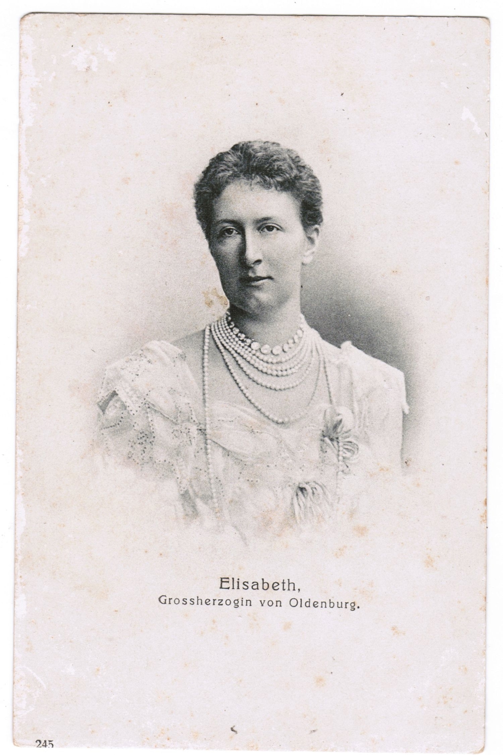 Elisabeth Grossherzogin von Oldenburg AK, Ansichtskarte, Postkarte, no PayPal