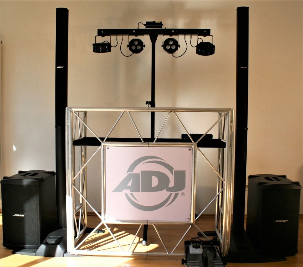 DJ-Equipment inklusive PA-Anlage Bose zu vermieten