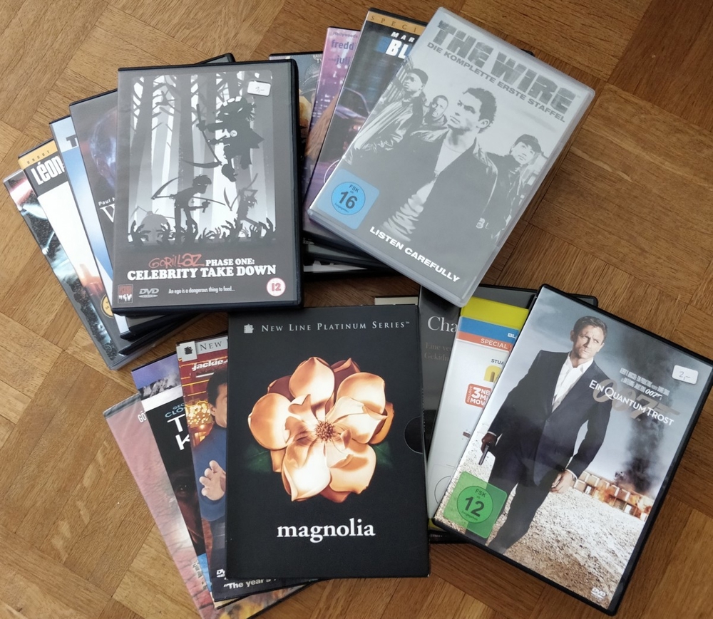 Umfangreiches Blu-ray, HD-DVD und DVD-Filmpaket mit seltenen Sammlerstücken