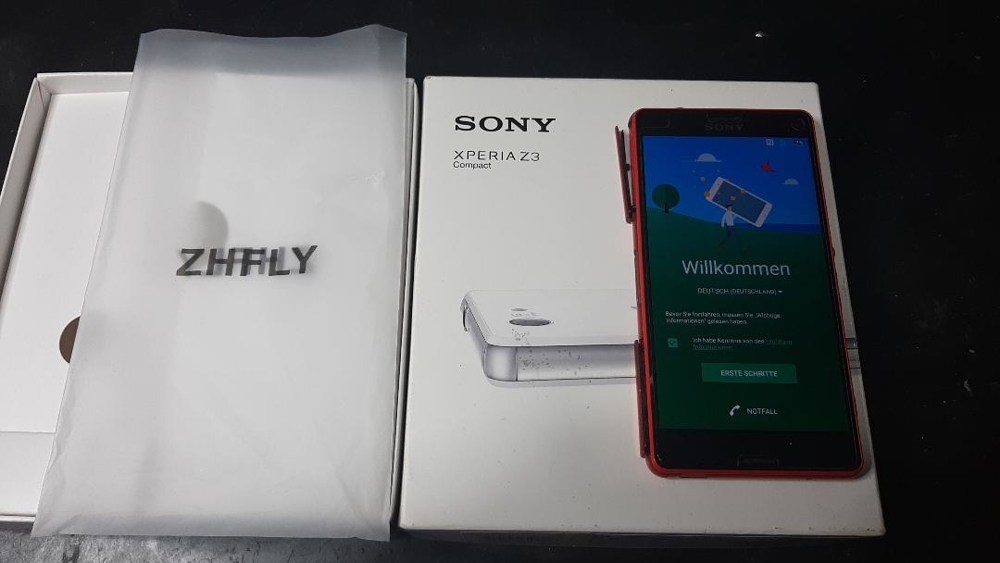 Sony handy telefon experia z3 compact rot