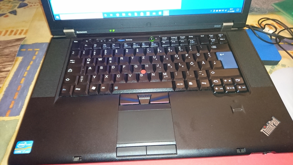 Laptop LENOVO Workstation W 520 QM, 15,6 Zoll