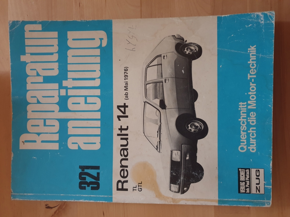 Renault 14 Reparaturanleitung Bucheli Nr. 321