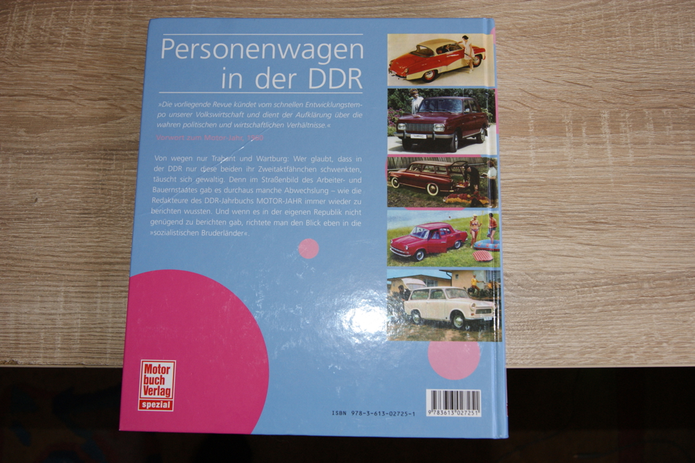 Buch Personenwagen in der DDR