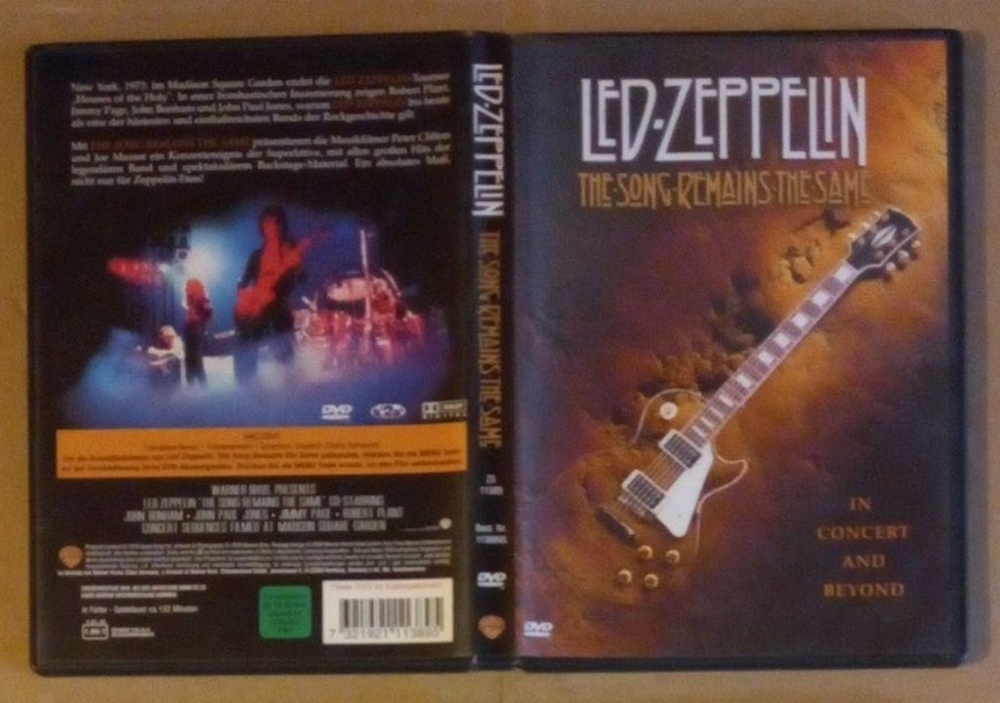 DVD Led Zeppelin - The Song Remains The Same - In Concert And Beyond