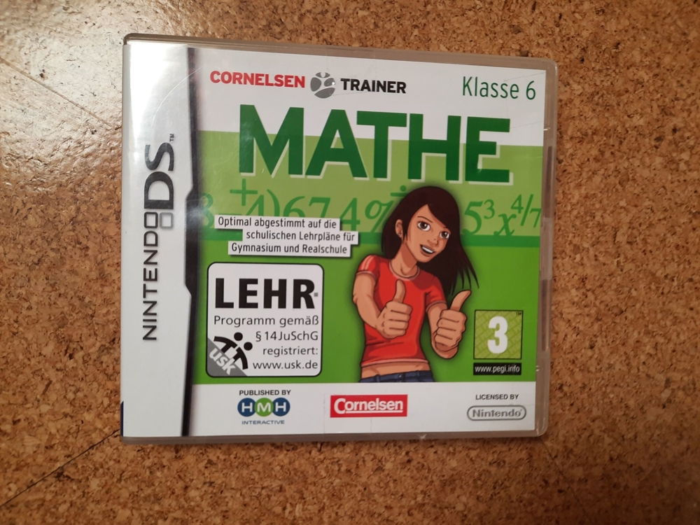 Nintendo DS Cornelsen Mathe Trainer Klasse 6