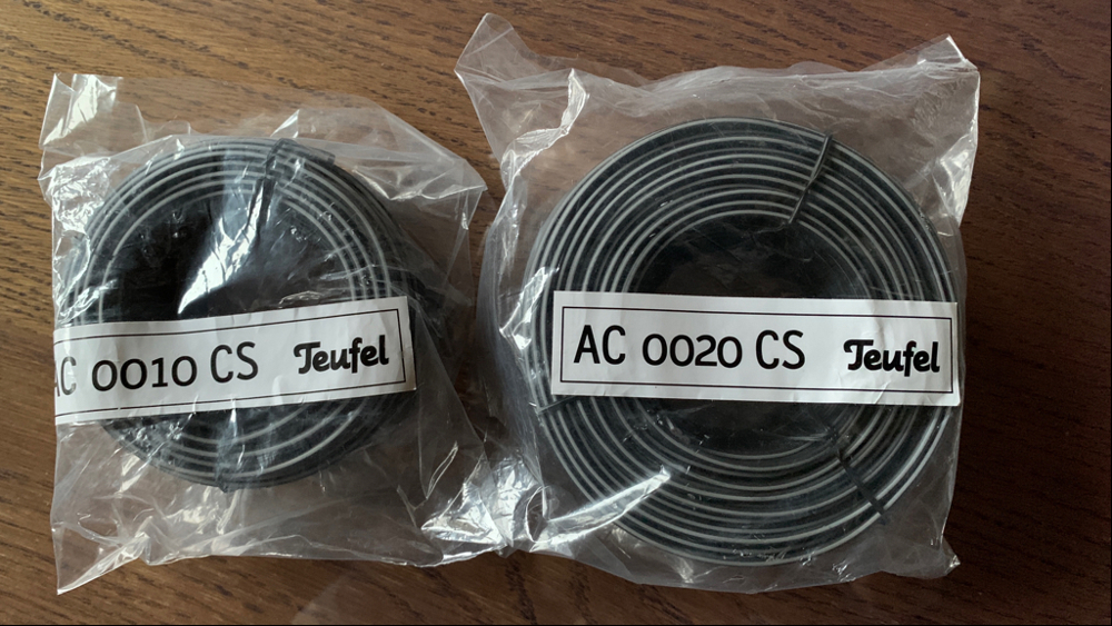 TEUFEL - Lautsprecherkabel - 20m - NEU & OVP TEUFEL - Lautsprecherkabel - 20m - NEU & OVP