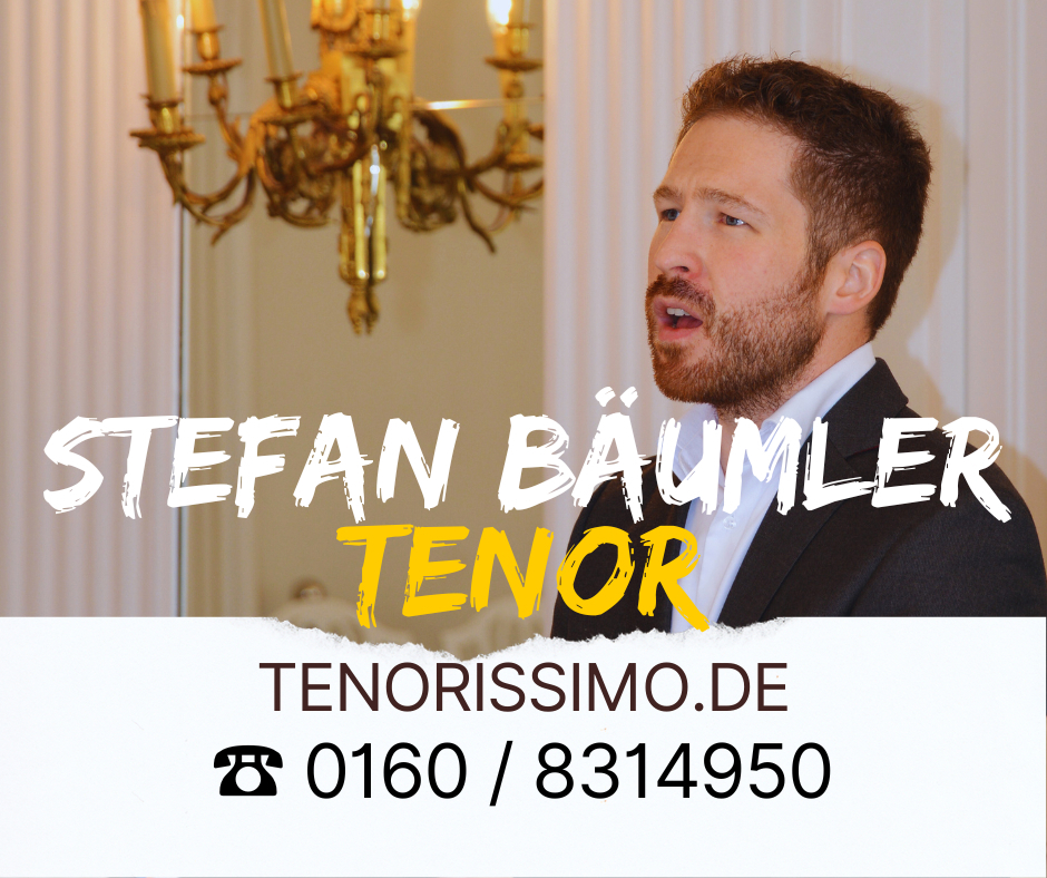 Profi Sänger Tenor für italienischen Abend Feier Stuttgart, Profi mit Erfahrung
