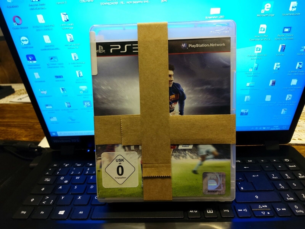 PLAYSTATTION 3 DVD`S FIFA 16+VIRTUNA TENNIS 3+PES 2014 PROEVALUTION SOCCER DREI