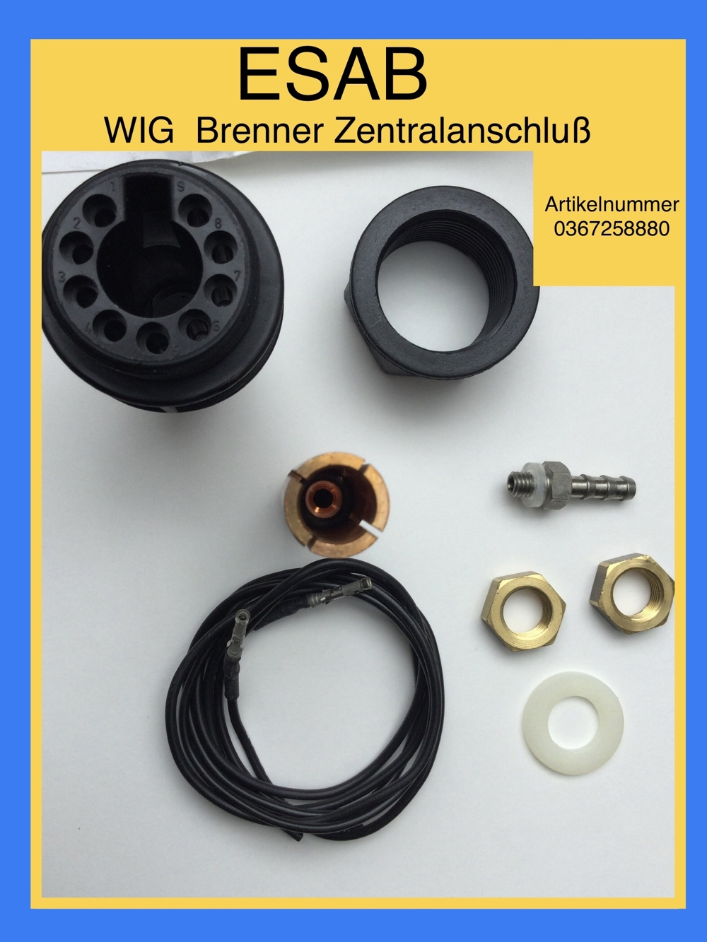 ESAB WIG-Brenner TIG ORIGO Caddy ARISTO Inverter Schweißgerät