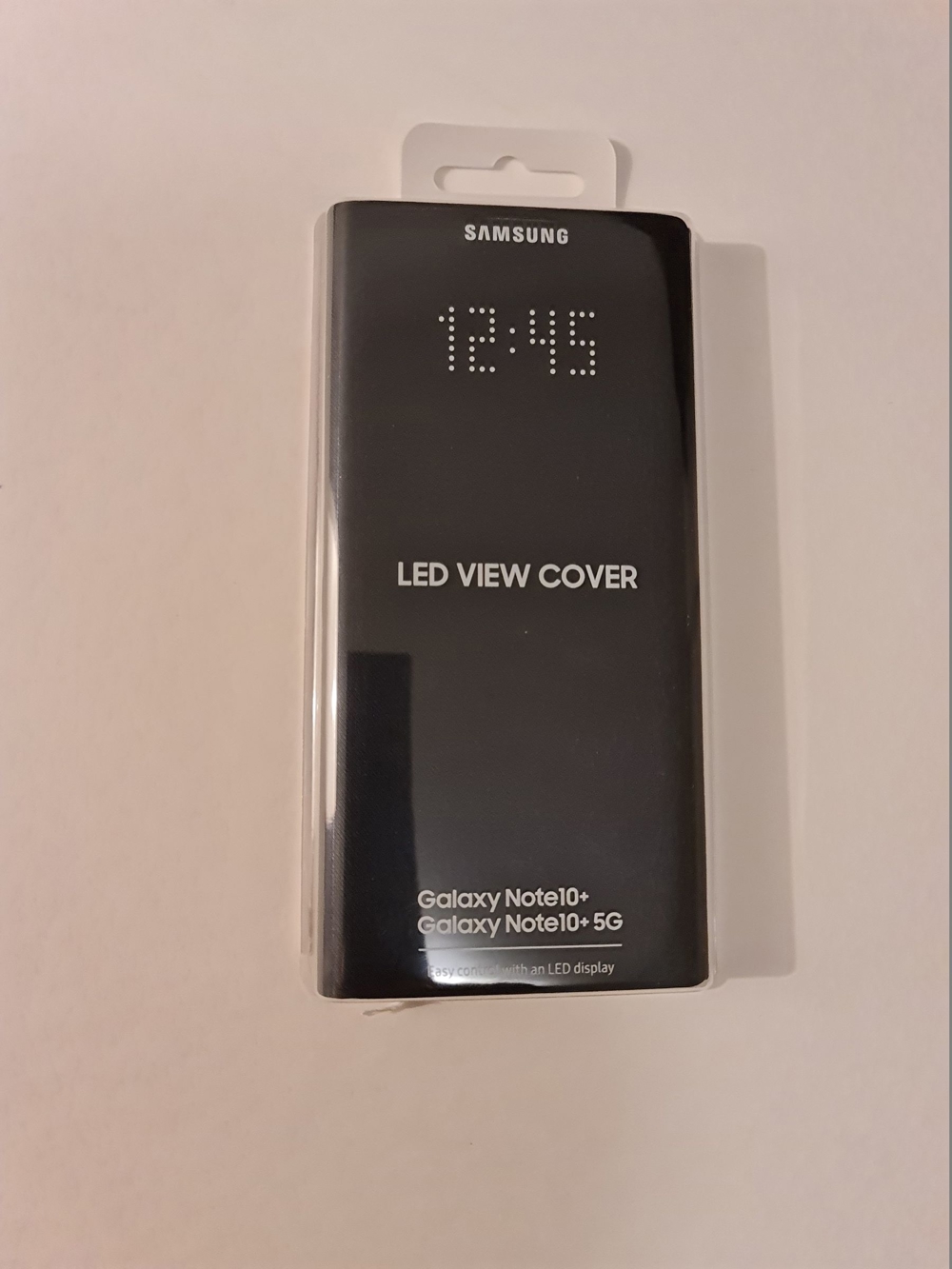 Zubehör Samsung Galaxy Note 10+, Original LED View Cover, schwarz