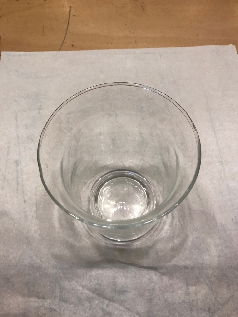 Blumenvase, Vase aus Glas