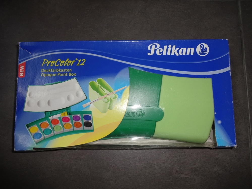Deckfarbkasten Pelikan "Pro Color 12" zu verkaufen