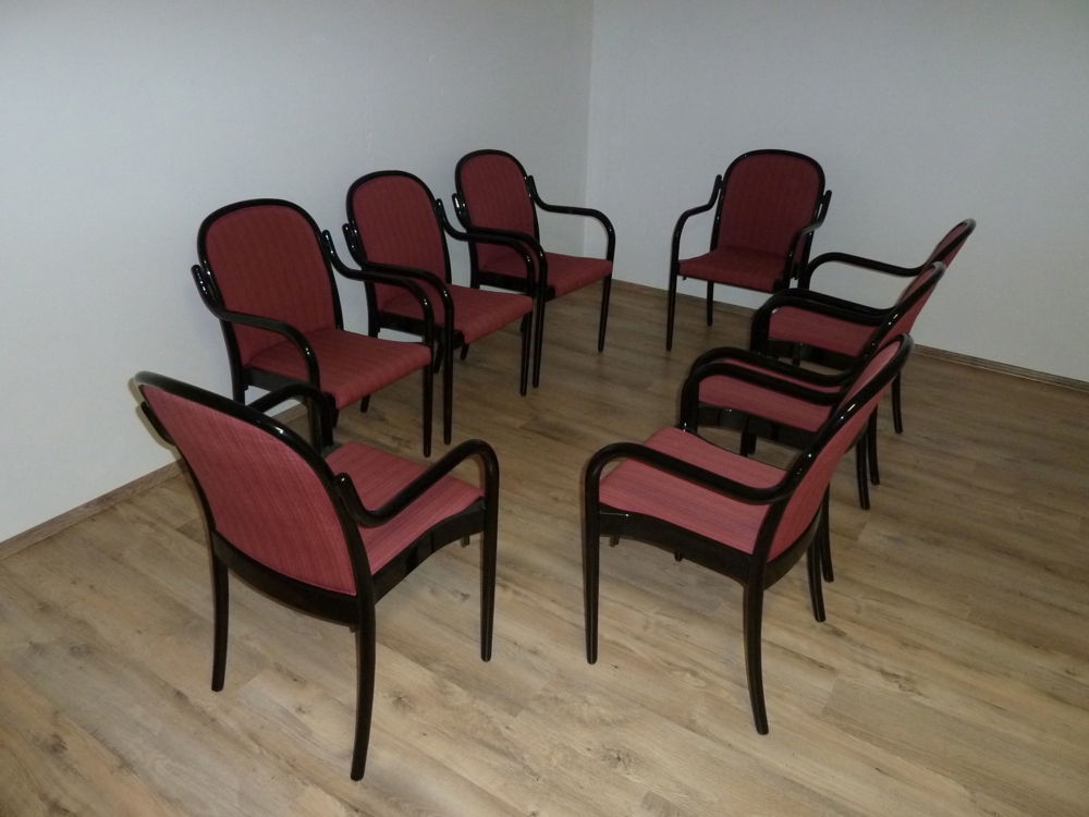 8 Stühle THONET VIENNA, New Meeting, neuwertig