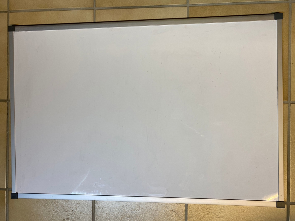 Whiteboard, magnetisch, NOBO, 90 x 60 cm, sehr guter Zustand