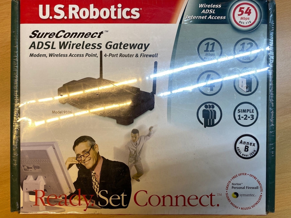 U.S.Robotics Router, Modem, Model 9106, neu und ovp