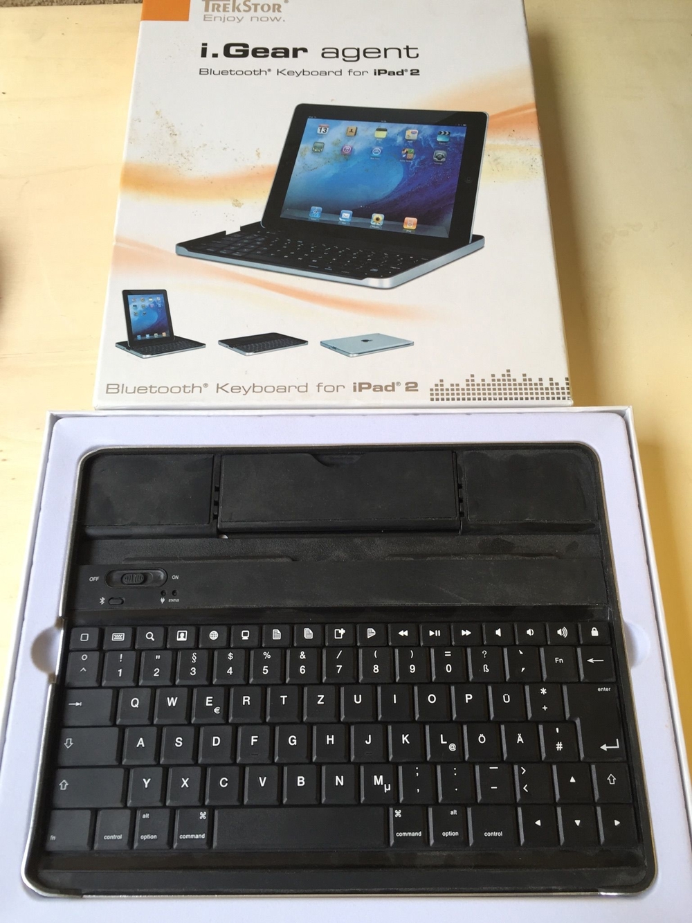 Tastatur für iPad, Bluetooth, kaum gebraucht