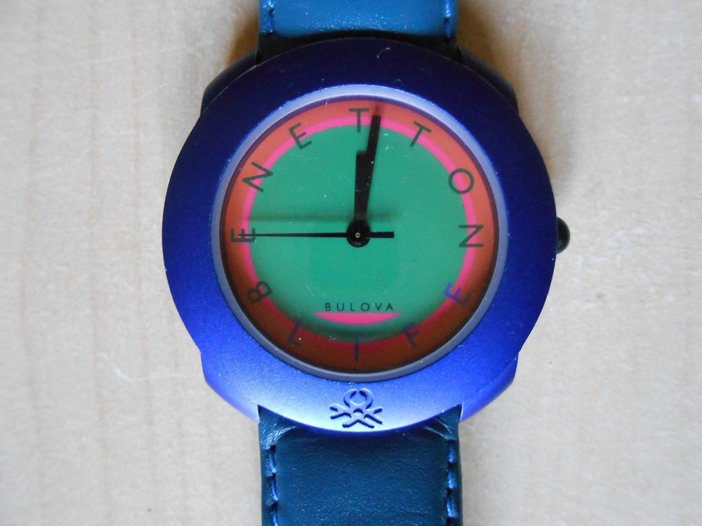 Benetton Uhr by Bulova " Batterie neu "!!!